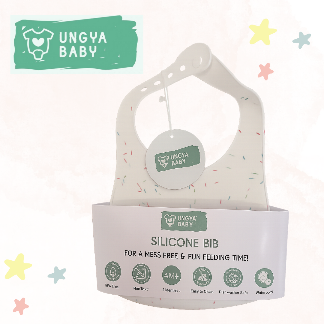 Silicone Bib for Babies for Feeding & Weaning Babies & Toddlers, Waterproof, (pack of 1)