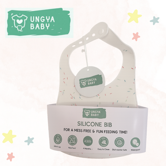 Silicone Bib for Babies for Feeding & Weaning Babies & Toddlers, Waterproof, (pack of 1)