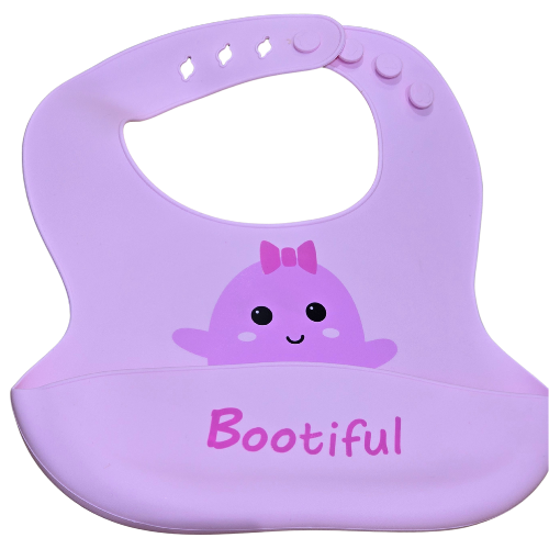 Silicone Bib for Babies for Feeding & Weaning Babies & Toddlers, Waterproof, (pack of 1)