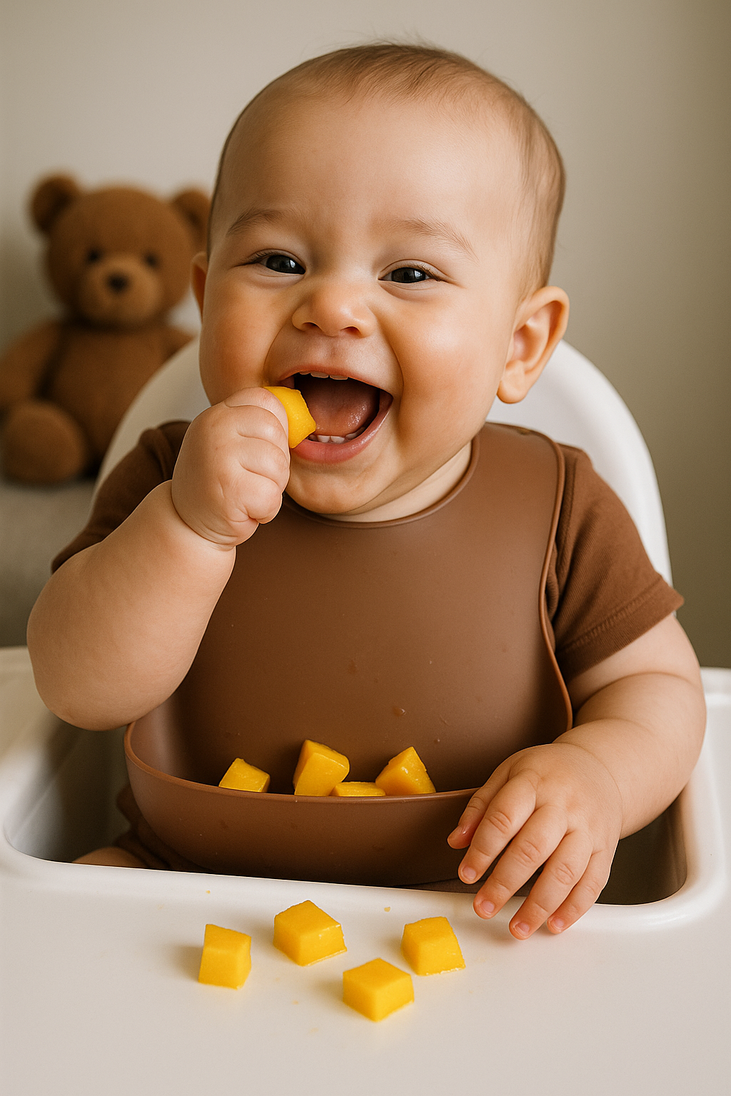 Silicone Bib for Babies for Feeding & Weaning Babies & Toddlers, Waterproof, (pack of 1)