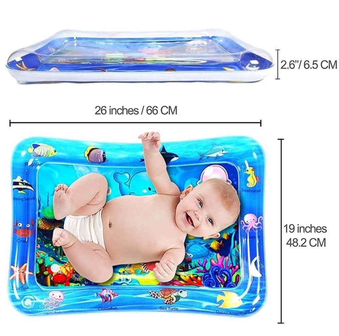 Tummy Time Water Playmat for Babies | Sensory Play for Newborns - 12 Months | Pack of 1 (Multicolor)